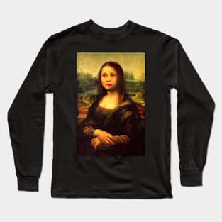 Mommie Dearest Mona Lisa Long Sleeve T-Shirt